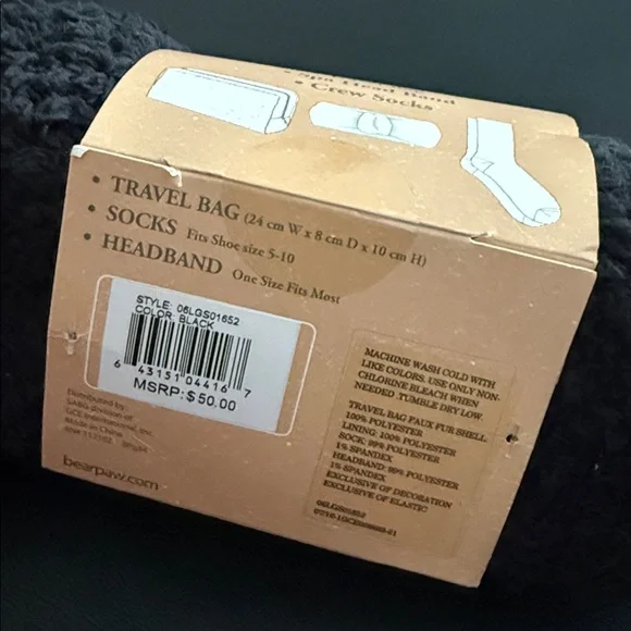 Bearpaw Super Plush Gift Set Womens 3-pc. - Picture 5 of 9